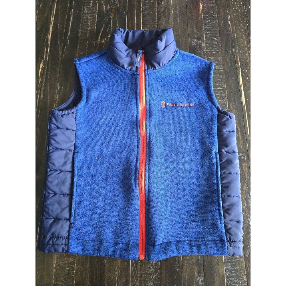 Free Country Quilted Vest Size Boys S 7/8